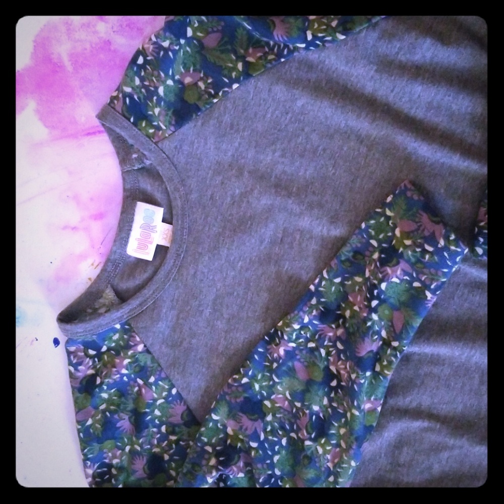 Long sleeved lularoe t shirt